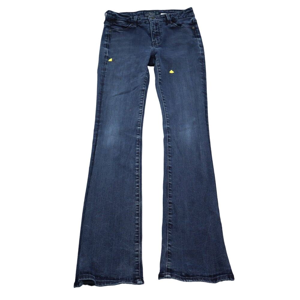 Lucky Brand Pants Womens 2 Blue Bootcut Handcrafted Button Pocket Denim Jeans
